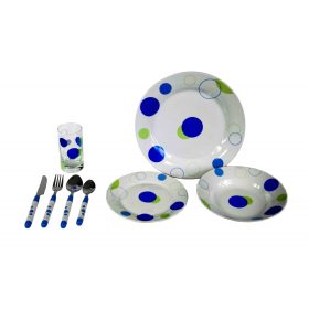 6063A (H003R-B) Porcelán 8db-os étkészlet